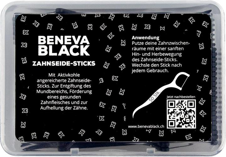 Actual product image Beneva Black Floss Sticks