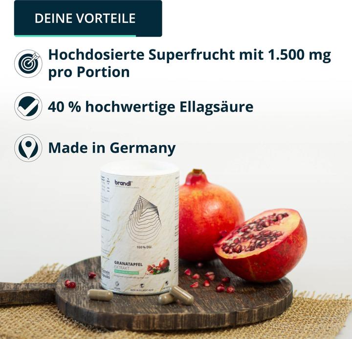 Immagine prodotto Brandl Capsule di estratto di semi di melograno (1 Pezzo/i, Pillole, 130 g)