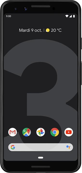 Immagine prodotto Google Pixel 3 (128 GB, Just Black, 5.50", SIM singola, 12.20 Mpx, 4G)