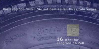 Produktbild J-Tec Orden R Design (4 Stück, 14")