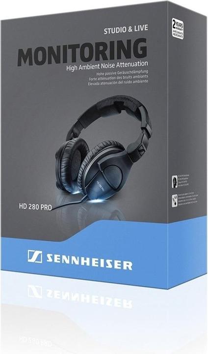 Actual product image Sennheiser HD 280 Pro (No noise cancelling, Cable)