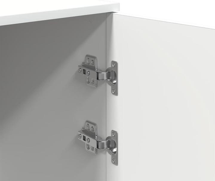 Image du produit VidaXL Armoire de stockage Blanc 40x45x103,5 cm Armoire en bois composite Armoire de classement