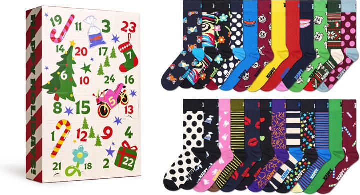 Happy Socks Advent Calendar Gift Set (41-46) (41 - 46)