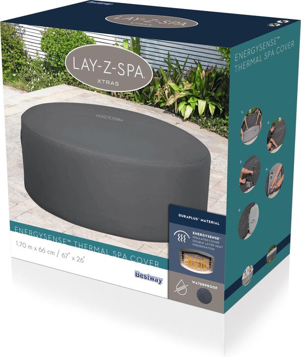 Image du produit Bestway Lay-Z-Spa Couverture Thermique Ronde 170x66cm