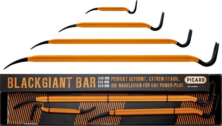 Image du produit Picard Fer à ongles BlackGiant Bar Set avec 300, 610, 930, 5,7kg (1 mm)