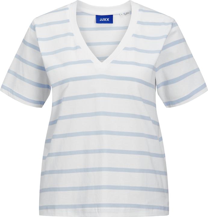 Produktbild JJXX Jxannie Reg Vneck Stripe Ss Tee Jrs Sn (XL)