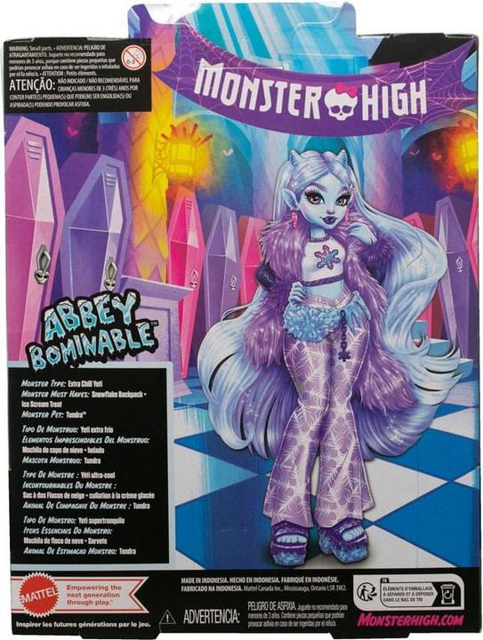 Produktbild Monster High Abbey Bominable Yeti mit Mammut-Haustier und Accessoires