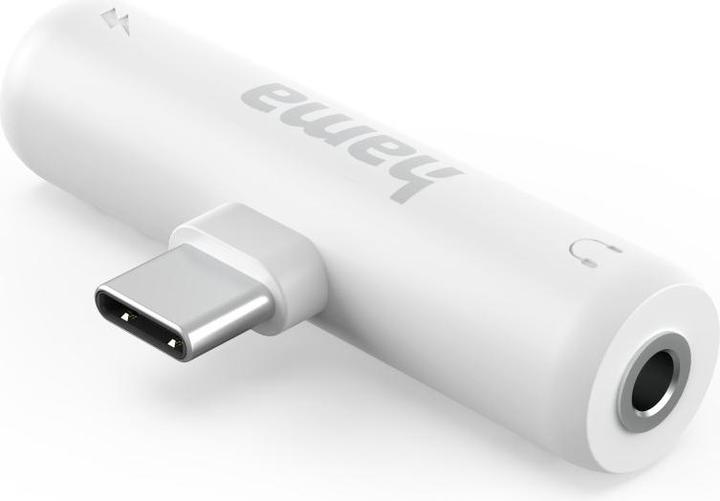 Image du produit Hama Audio-Adapter inkl. Ladefunktion (USB Type C, Jack 3.5mm)