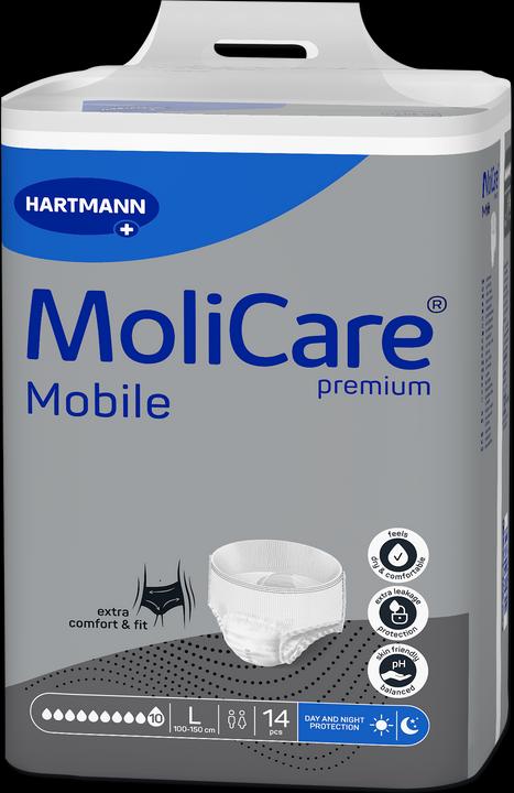 Actual product image MoliCare Mobile 10 Inkontinenz Pants (14 x, L)