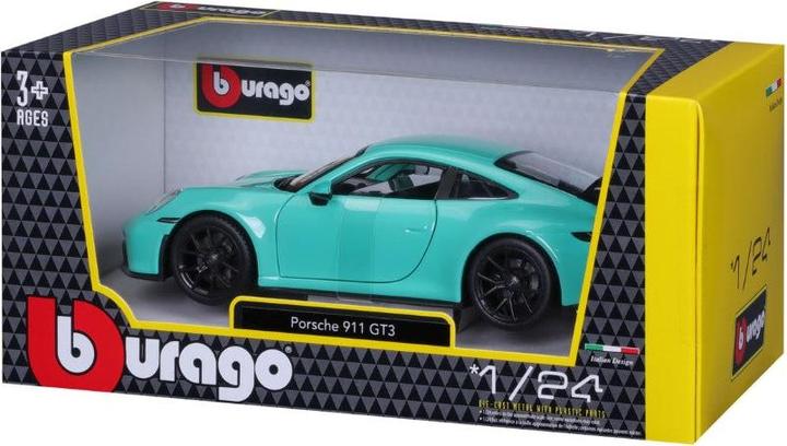 Produktbild Bburago Porsche 911 GT3 (1 Stück - grün oder orange)