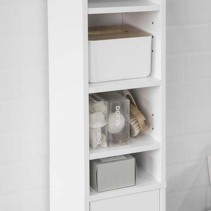 Image du produit SoBuy Armoire haute de salle de bains (20 x 20 x 180 cm)