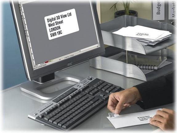 Actual product image Avery Address labels