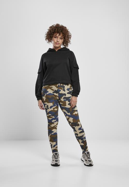 Actual product image Urban Classics Ladies High Waist Camo Tech Leggings (S)