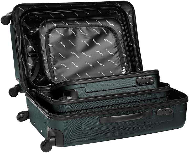 Actual product image Packenger Kofferset (96 l, Hand luggage (up to 50 litres), M (50 - 90l), L (90 - 115l))