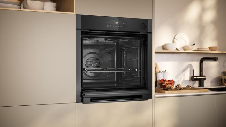 Immagine prodotto Neff N 50, forno da incasso con supporto per il vapore, 60 x 60 cm, Grigio Grafite, B6AVJ7AG3