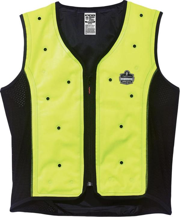 Image du produit Ergodyne Gilet de refroidissement avec technologie Dry-Evaporative, L, jaune/noir (L)