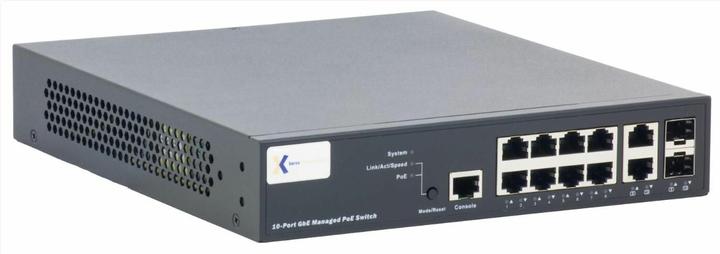 Actual product image Barox RY-LGSP23-10G - Managed - L2/L3 - Gigabit Ethernet (8 Ports)