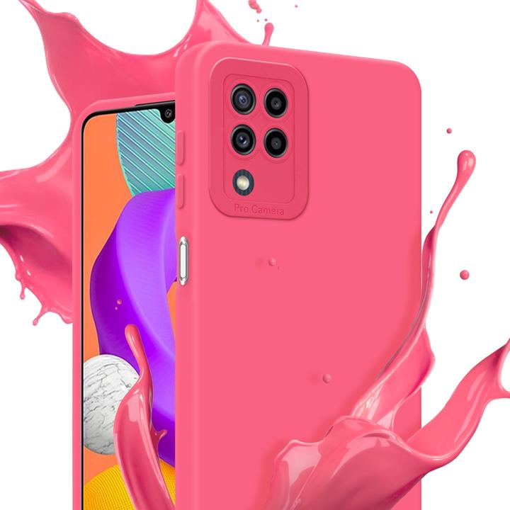 Productafbeelding Cadorabo Hoesje voor Samsung Galaxy M22 / M32 4G in TPU Fluid LM162 Style (Samsung Galaxy M22, Samsung Galaxy A32)