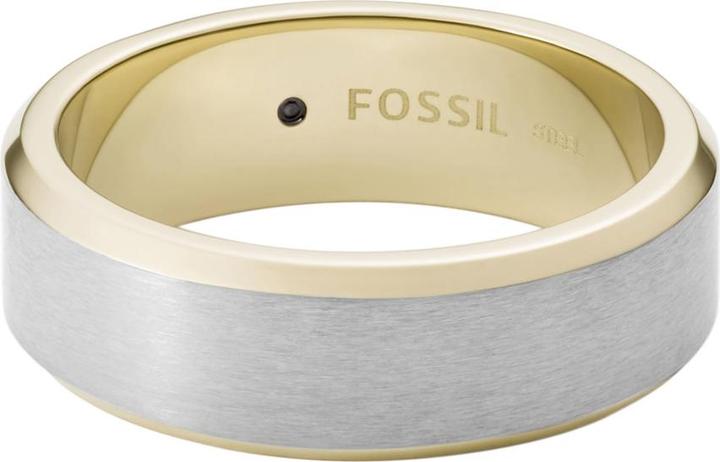 Actual product image Fossil Mens Dress Ring (56, Steel)