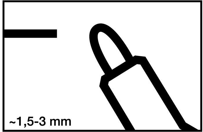 Immagine prodotto Edding 250 (Nero, 3 mm, 1 x)