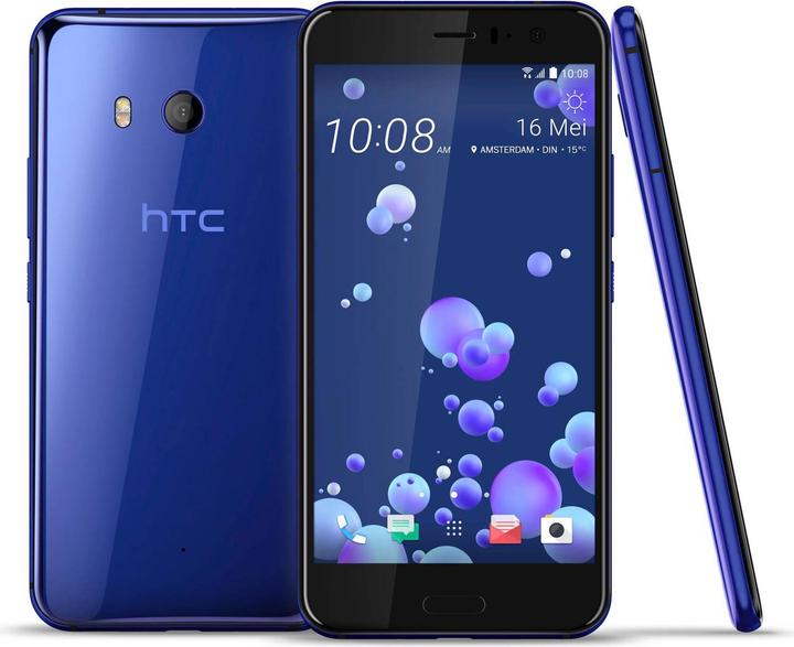 Produktbild HTC U11 (64 GB, Sapphire Blue, 5.50", Hybrid Dual SIM, 12.20 Mpx, 4G)