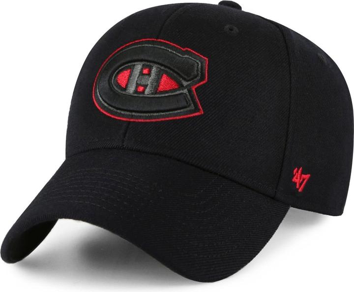 47 Brand Snapback Cap - NHL Montreal Canadiens Schwarz