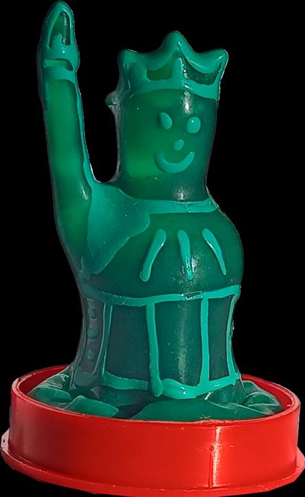 Productafbeelding Erco Scherzkondom mit Figur «Freiheitsstatue» 1 Stück, handbemalt, ohne Gleitmittel, Naturkautschuklatex (1 Pcs.)