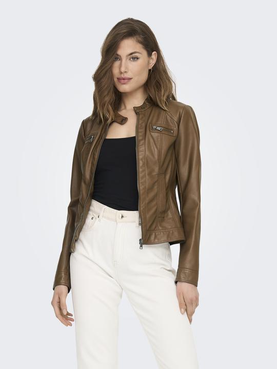 Produktbild Only Reissverschluss Kunstlederjacke (36)
