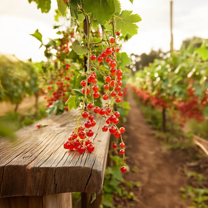 Actual product image Plant in a Box Ribes rubrum Jonkheer van Tets - Currant set of 2 (50 cm)