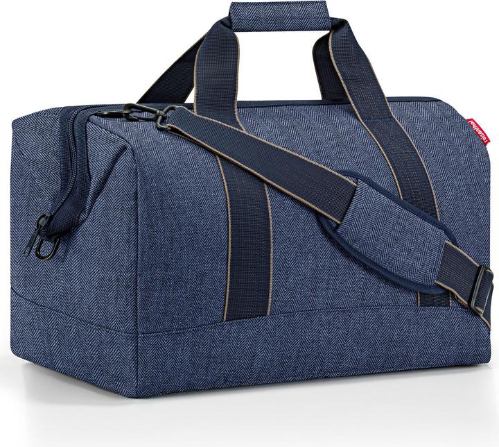 Produktbild reisenthel Schultertasche Allrounder L Herringbone Dark Blue