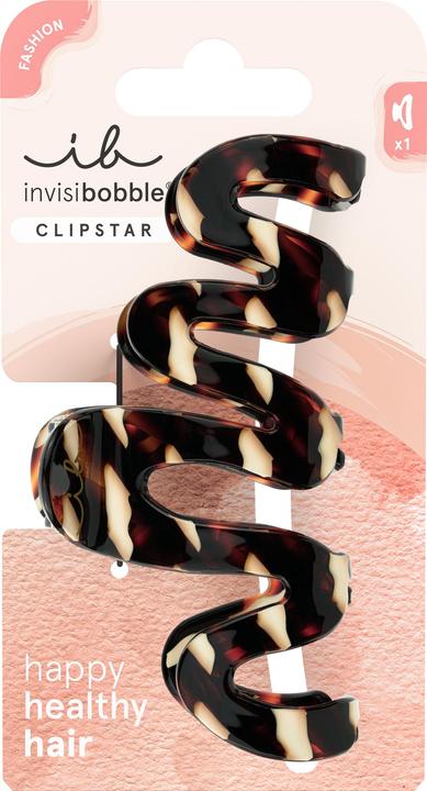 Invisibobble Clipstar Cacao Cream Hair Clip Large Hair Claw (1 Stk.)