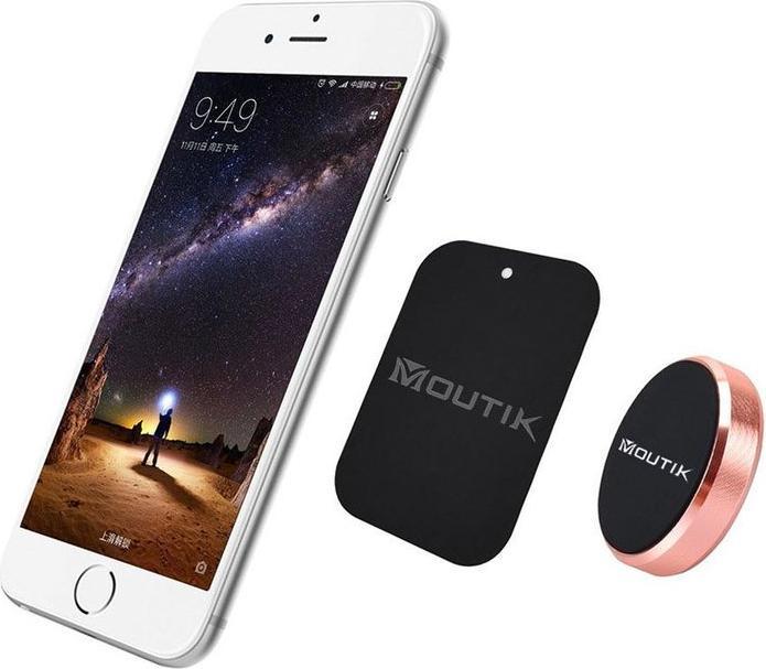 Produktbild Hermex MOUTIK Auto Magnet KFZ Slim Halterung selbstklebend ROSÉGOLD Pink