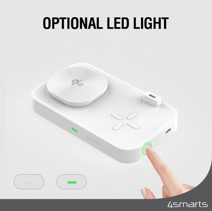 Image du produit 4smarts Station de recharge Qi2 Trident (25 W)