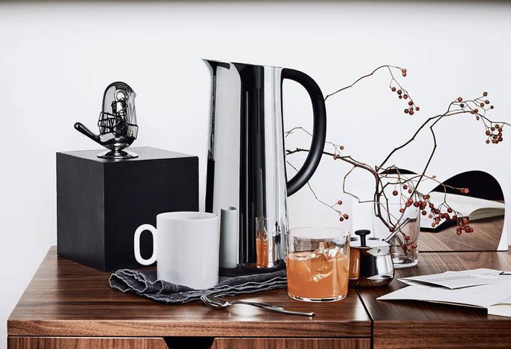 Actual product image Alessi Vacuum jug NOMU silver-coloured (1 l)