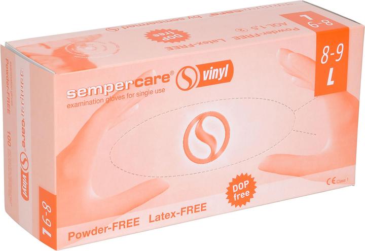 Image du produit Sempercare Gant jetable non poudré en vinyle (L)