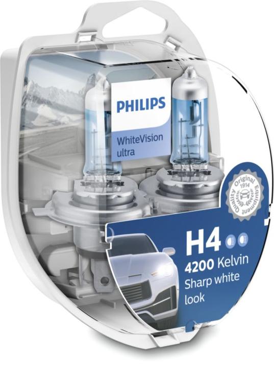 Produktbild Philips H4 WhiteVision ultra (H4)