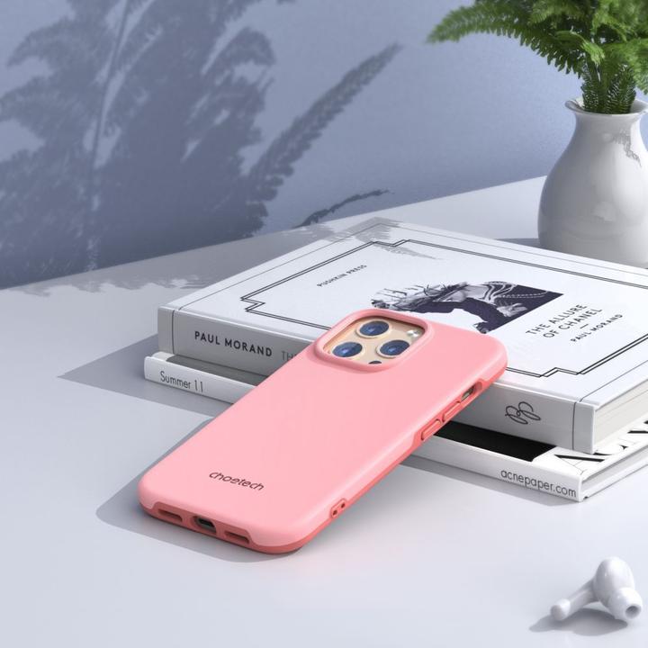 Actual product image Choetech MFM Case Protection Case for MagSafe for iPhone 13 Pro Max, Pink (PC0114-MFM-PK) (Apple iPhone 13 Pro Max)