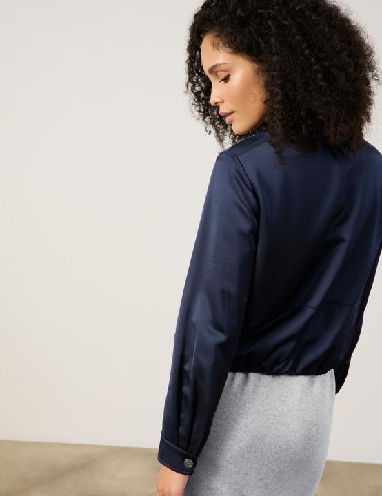 Produktbild Gerry Weber Satinierter Blouson Blazer Langarm gefüttert - 63970 (44)