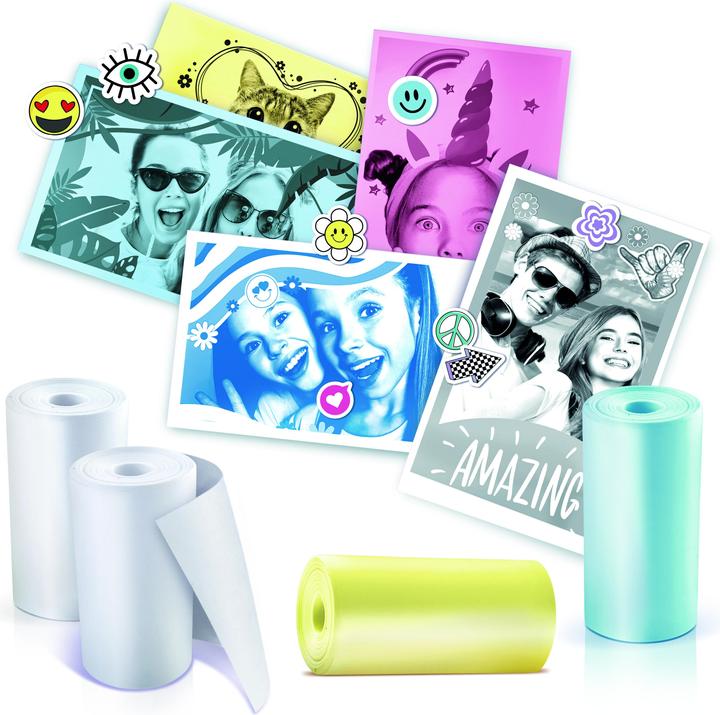 Actual product image Canal Toys Instant Camera Refill Kit 8x photo paper + stickers