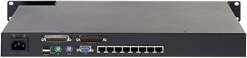 Produktbild APC KVM SWITCH 2G- Analog- 1 Local User- 8 Port- 1HU