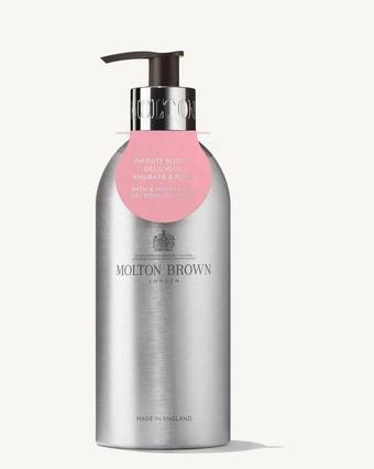 Actual product image Molton Brown Delicious Rhubarb & Rose Infinite Bottle Bath & Shower Gel (400 ml)