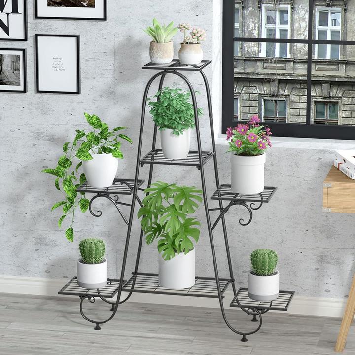 Produktbild Unho Pflanzenregal mit 7 Ablagen