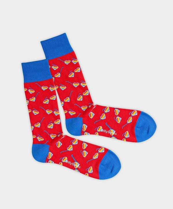 Image du produit DillySocks Lunettes arc-en-ciel (Une unité par pack, 41 - 46)