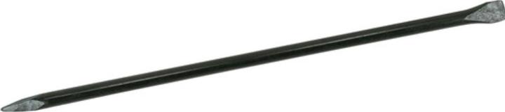 Actual product image Ideal Crowbar length 1250 mm width 30 mm shape round with tip and straight edge black lacquered