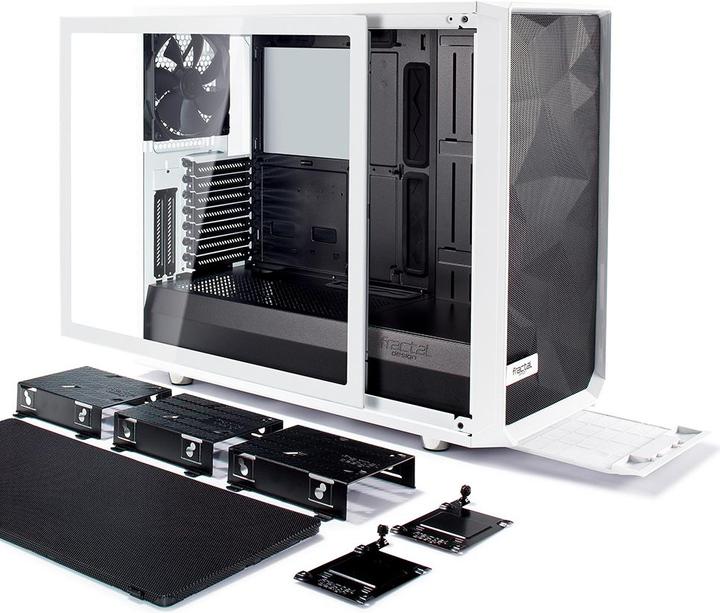 Image du produit Fractal Meshify S2 White - TG (ATX, mATX, Mini-ITX, E-ATX)