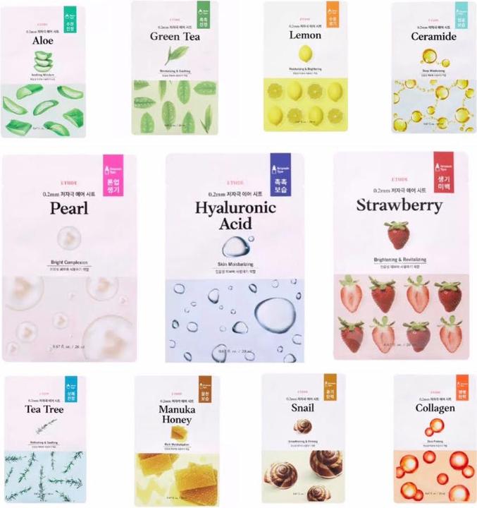 Actual product image Etude House 0.2mm Therapy Air Mask Aloe