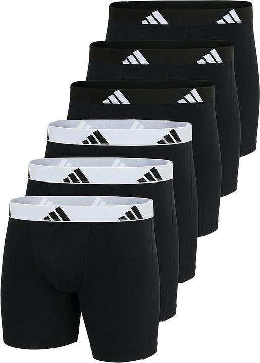 Immagine prodotto adidas Confezione da 6 pacchi di pantaloncini lunghi in cotone Active Flex / pantalone (L, confezione da 6)