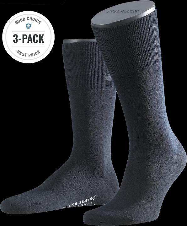 Falke 3-Pack Airport dark navy