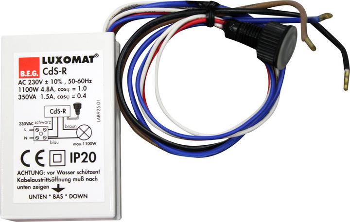 Produktbild BEG Luxomat Dämmerungsschalter 92365 CdS-R 230V Einbau