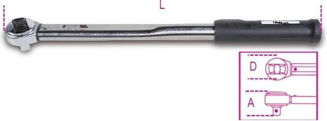 Produktbild BETA 006680410 Drehmomentschlüssel mit Klickmechanismus 3/8"" 20÷100 Nm 335 mm (3/8", 10 Nm, 20 Nm)